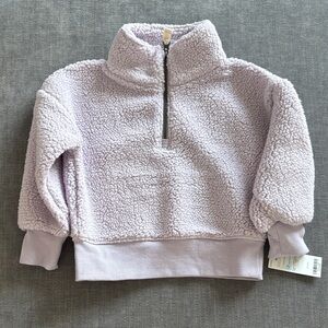 Lavender Sherpa Pullover
